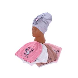 Шапка дитяча на дівчинку A2319 mix р.50-52 "Red Hat" недорого оптом від прямого постачальника