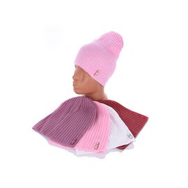 Шапка дитяча на дівчинку A2922 mix р.52-54 "Red Hat" недорого оптом від прямого постачальника