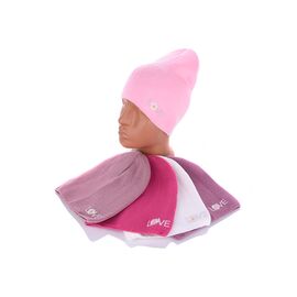 Шапка дитяча на дівчинку A3047 mix р.50-52 "Red Hat" недорого оптом від прямого постачальника