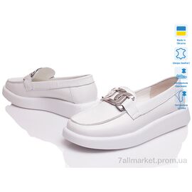 Туфлі жіночі стильні Весна/осінь Paradize M-SM-3021-703 біла шкіра (6 пар р.36-40) "Prime-Opt" недорого оптом від прямого постачальника