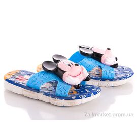 Шльопанці дитячі літні Літо 661-2 синий (6 пар р.30-35) "Class Shoes" недорого оптом від прямого постачальника