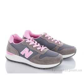 Кросівки жіночі модні Літо 702 grey-pink (6 пар р.36-40) "Class Shoes" недорого оптом від прямого постачальника