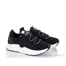 Кросівки жіночі модні Літо 1802 black (7 пар р.36-40) "Class Shoes" недорого оптом від прямого постачальника