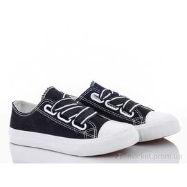 Кеди жіночі стильні Літо 812 черный (5 пар р.36-40) "Class Shoes" недорого оптом від прямого постачальника