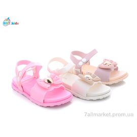 Фотография Босоножки детские летние Лето A3630 mix (24 пар р.30-35) "BBT" недорого оптом от прямого поставщика