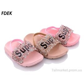 Фотография Шлепки детские летние Лето A3616-1 mix (24 пар р.24-29) "FDEK" недорого оптом от прямого поставщика