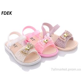Фотография Босоножки детские летние Лето A3628-1 mix (24 пар р.26-30) "FDEK" недорого оптом от прямого поставщика