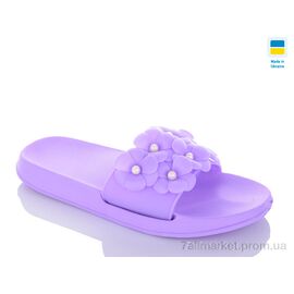 Шльопанці жіночі полегшені Літо DS45-7 светло бузковый (6 пар р.36-40) "DeMur" недорого оптом від прямого постачальника