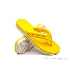 Шльопанці жіночі полегшені Літо 8-280 yellow (8 пар р.36-40) "Violeta" недорого оптом від прямого постачальника