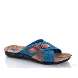 Шльопанці чоловічі пляжні Літо 3800-2 (6 пар р.40-44) "Selena" недорого оптом від прямого постачальника