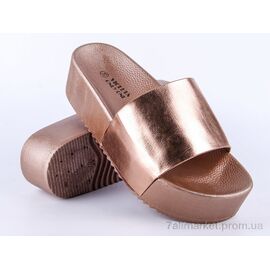 Шльопанці жіночі полегшені Літо 8-296 champagne (8 пар р.36-40) "Violeta" недорого оптом від прямого постачальника