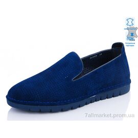 Туфлі чоловічі стильні Літо 1RD855 синий (10 пар р.39-45) "Euromoda" недорого оптом від прямого постачальника