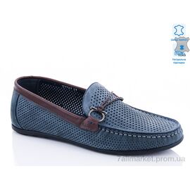 Мокасини чоловічі демісезонні Літо 1BD861 серый (10 пар р.39-45) "Euromoda" недорого оптом від прямого постачальника