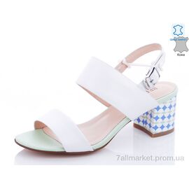 Босоніжки жіночі літні Літо 1JA214 бежевый (10 пар р.35-40) "Euromoda" недорого оптом від прямого постачальника