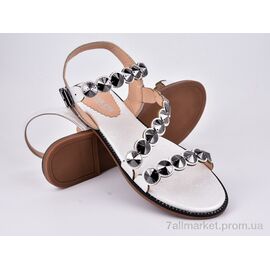 Босоніжки жіночі літні Літо 100-11 white (8 пар р.36-41) "Violeta" недорого оптом від прямого постачальника