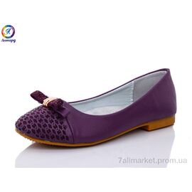 Фотография Балетки детские на девочку Лето Y12-6 (8 пар р.32-37) "Леопард" недорого оптом от прямого поставщика