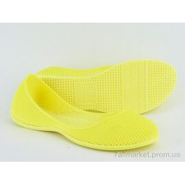Балетки жіночі зручні Літо T120 yellow (12 пар р.36-40) "Violeta" недорого оптом від прямого постачальника
