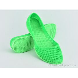 Балетки жіночі зручні Літо T120 green (12 пар р.36-40) "Violeta" недорого оптом від прямого постачальника