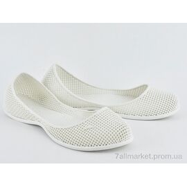 Балетки жіночі зручні Літо T120 white (12 пар р.36-40) "Violeta" недорого оптом від прямого постачальника