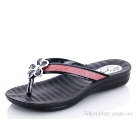 Шльопанці жіночі полегшені Літо Поличак цветок (6 пар р.36-40) "Selena" недорого оптом від прямого постачальника