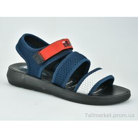 Фотография Босоножки женские летние Лето 103-7 D. blue-white (6 пар р.36-41) "Violeta" недорого оптом от прямого поставщика