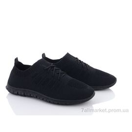 Кросівки жіночі модні Літо 20-650 all black (8 пар р.36-41) "Violeta" недорого оптом від прямого постачальника