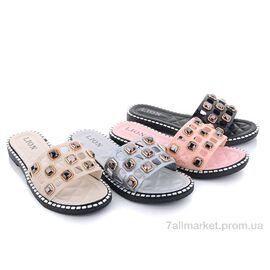 Шльопанці жіночі полегшені Літо 783-87 mix (24 пар р.36-41) "Lion" недорого оптом від прямого постачальника