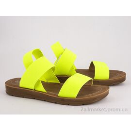 Босоніжки жіночі літні Літо 8-302 yellow (8 пар р.36-41) "Violeta" недорого оптом від прямого постачальника