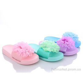 Шльопанці жіночі полегшені Літо 579-6 mix (24 пар р.36-41) "Lion" недорого оптом від прямого постачальника