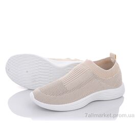 Фотография Кроссовки женские модные Лето 190-3-3 beige (8 пар р.36-41) "Violeta" недорого оптом от прямого поставщика
