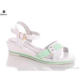 Фотография Босоножки детские летние Лето C1-5 (8 пар р.30-37) "Башили" недорого оптом от прямого поставщика