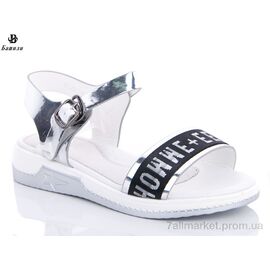 Фотография Босоножки детские летние Лето 9G201-3 (8 пар р.30-37) "Башили" недорого оптом от прямого поставщика