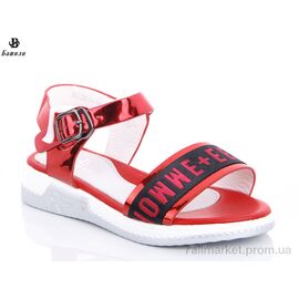 Фотография Босоножки детские летние Лето 9G201-1A (8 пар р.27-32) "Башили" недорого оптом от прямого поставщика