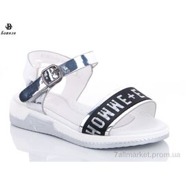 Фотография Босоножки детские летние Лето 9G201-3A (8 пар р.27-32) "Башили" недорого оптом от прямого поставщика