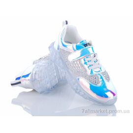 Кросівки дитячі модні Літо A9310 синий (8 пар р.32-37) "Эльффей" недорого оптом від прямого постачальника