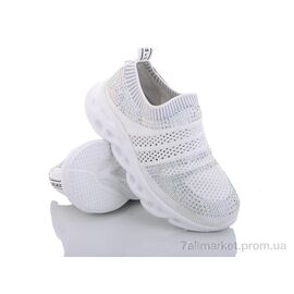 Кросівки дитячі модні Літо F20-3 white (12 пар р.27-32) "Эльффей" недорого оптом від прямого постачальника