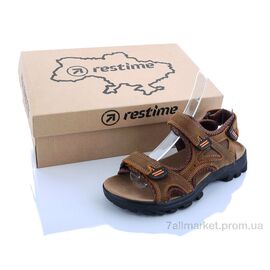Фотография Сандалии детские летние Лето NWL20118 l.brown (8 пар р.36-41) "Restime" недорого оптом от прямого поставщика