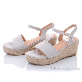 Босоніжки жіночі літні Літо 18-T332P grey (6 пар р.36-41) "STAR" недорого оптом від прямого постачальника