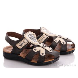 Фотография Босоножки детские летние Лето Тима-2 бежевый (6 пар р.24-29) "Makers Shoes" недорого оптом от прямого поставщика