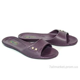 Шльопанці жіночі полегшені Літо 107 фиолетовый (10 пар р.36-41) "Slippers" недорого оптом від прямого постачальника