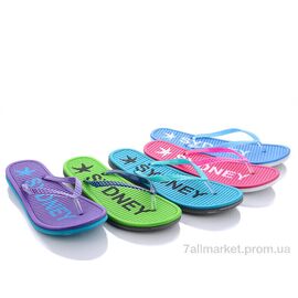 Шльопанці жіночі полегшені Літо L8022 mix (30 пар р.37-41) "Sydney" недорого оптом від прямого постачальника
