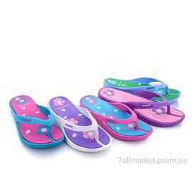 Шльопанці жіночі полегшені Літо 379-33 mix (24 пар р.37-41) "Sydney" недорого оптом від прямого постачальника