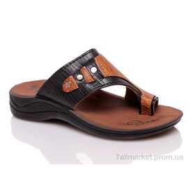 Фотография Шлепки детские летние Лето Prime 35-ZF-1715 (SIYAH-TABA) (6 пар р.30-35) "Prime-Opt" недорого оптом от прямого поставщика