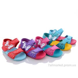 Фотография Босоножки детские летние Лето 10681G mix (30 пар р.30-35) "Sydney" недорого оптом от прямого поставщика