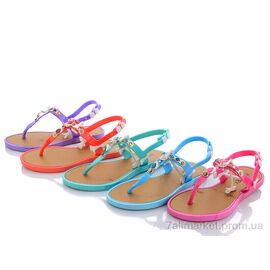 Фотография Босоножки детские летние Лето 002-17 mix (30 пар р.30-35) "Sydney" недорого оптом от прямого поставщика