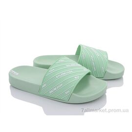 Шльопанці жіночі полегшені Літо Q115-L33-17 L green (8 пар р.36-41) "Violeta" недорого оптом від прямого постачальника