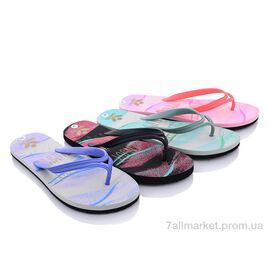 Шльопанці жіночі полегшені Літо H5 вьет. mix (12 пар р.36-41) "Deshman" недорого оптом від прямого постачальника