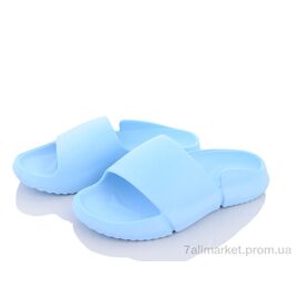 Фотография Шлепки женские облегченные Лето 6040 blue (6 пар р.36-40) "Deshman" недорого оптом от прямого поставщика
