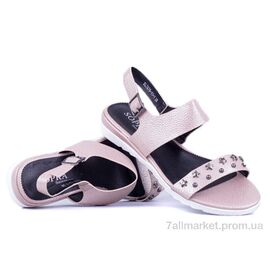 Босоніжки жіночі літні Літо Prime 141507 пудра (8 пар р.36-41) "Prime-Opt" недорого оптом від прямого постачальника