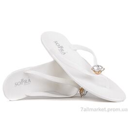 Шльопанці жіночі полегшені Літо Prime 143045 білий (12 пар р.36-41) "Prime-Opt" недорого оптом від прямого постачальника